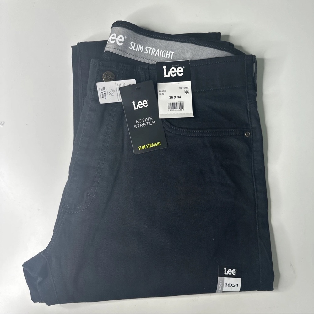 Lee Men's Slim Straight Dark Blue Jeans